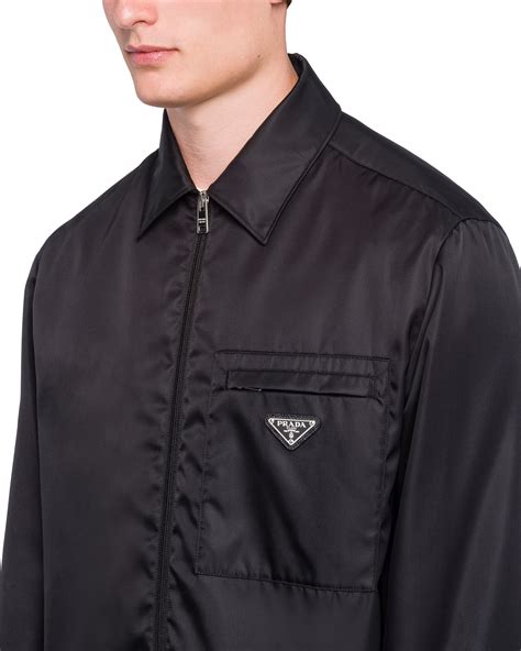 prada nylon overshirt|prada nylon fabric.